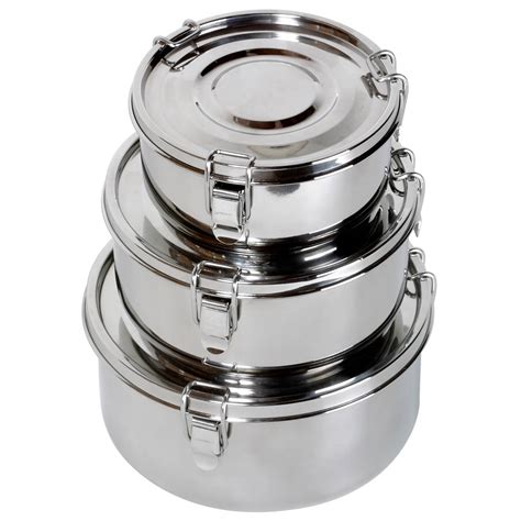 stainless steel snack containers